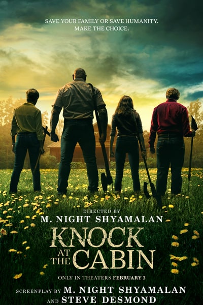 Feature image Knock at the Cabin 2023 English Movie