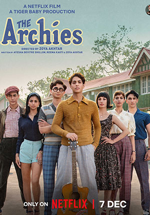 Feature image ✅ Download The Archies (2023) NF WEB-DL Hindi Full Movie in 480p & 720p & 1080p With High speed Google Drive link. This movie is based on Musical, Comedy,...